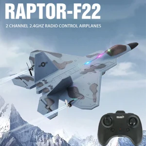 P530 2.4G 2CH RC Airplane F22 Raptor Warplane