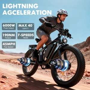Mountain 6000W Dual Motor E-Bike