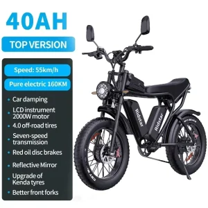 Ridstar Q20 2000W Dual motor E-bike