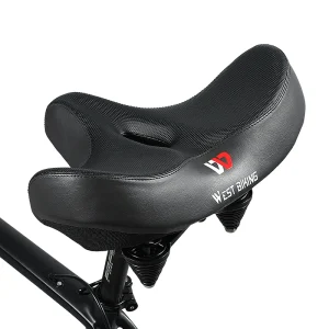 Ergonomic Wide, Thick Cushion eBike Saddle Seat